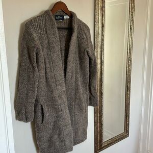 Vintage wool long sweater